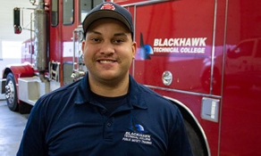 Fire Protection Student Experiences First Live Burn