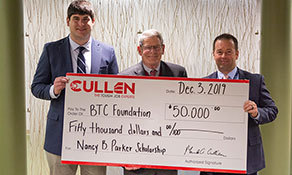 JP Cullen Donates $50K for the Nancy B. Parker Scholars Program at Blackhawk Tech