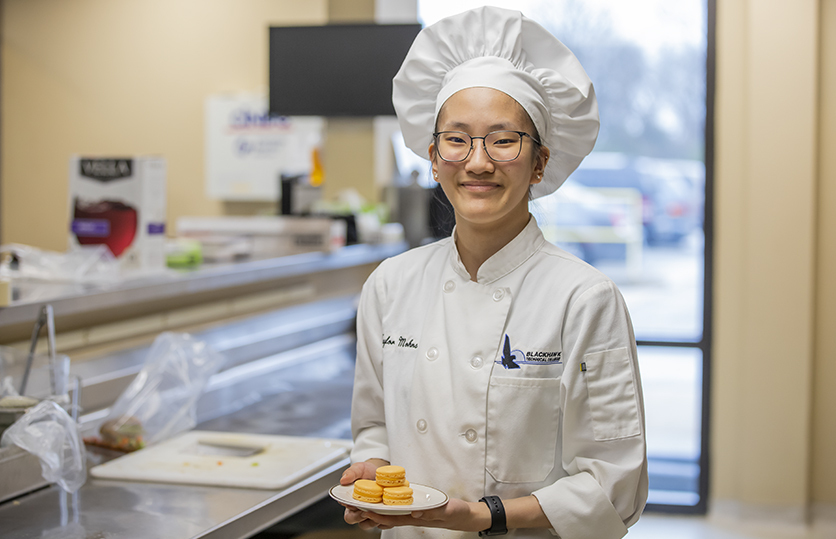 As Culinary Student Graduates, She Looks Forward to Learning More
