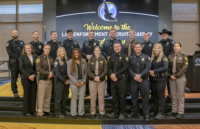 18 New Recruits Graduate from Blackhawk’s Law Enforcement Recruit Academy
