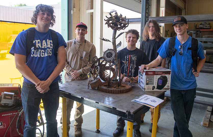 Janesville Craig Students Take First Place in Annual JunkYard Wars Competition