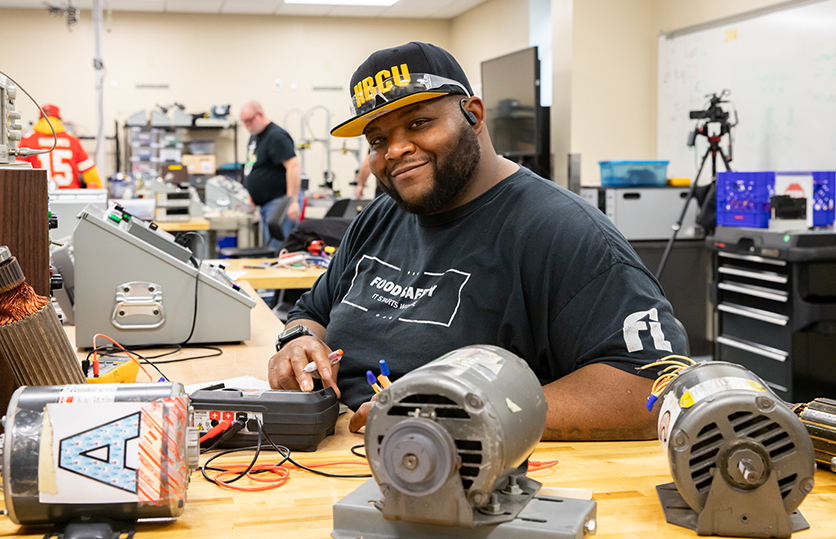 Get to Know Cordell Dixon, Electro-Mechanical/Automation Technology Student