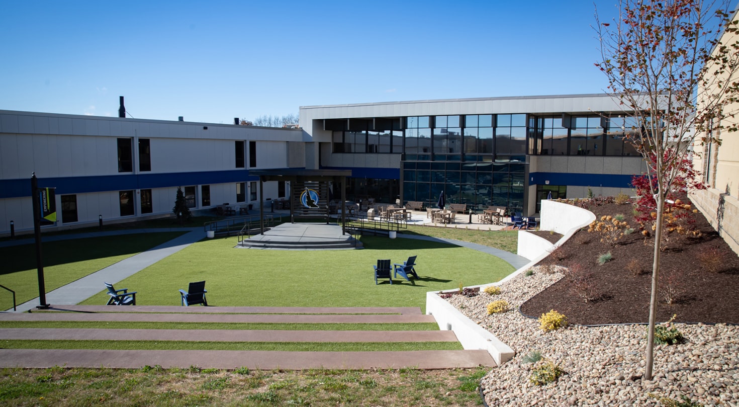 The Courtyard at the Beloit-Janesville Campus